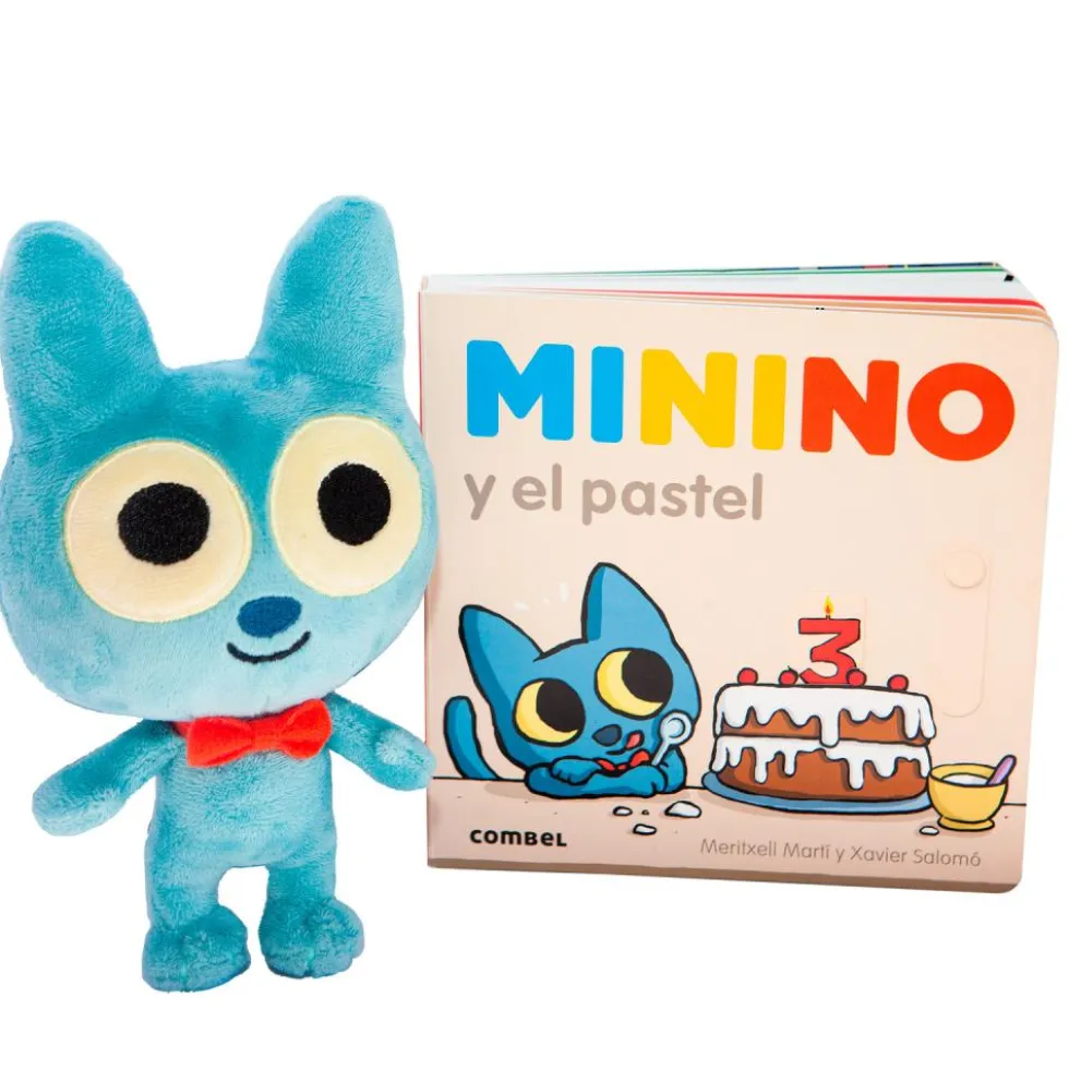 pack Minino y el pastel peluche