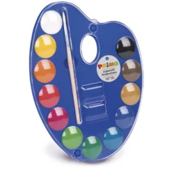 Paleta acuarela 12 colores Primo
