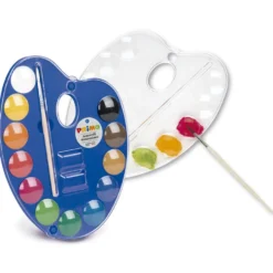 Paleta acuarela 12 colores Primo