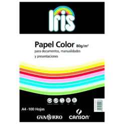 Papel A4 Iris verde pastel