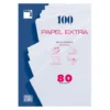 Papel A4 liso 100 hojas