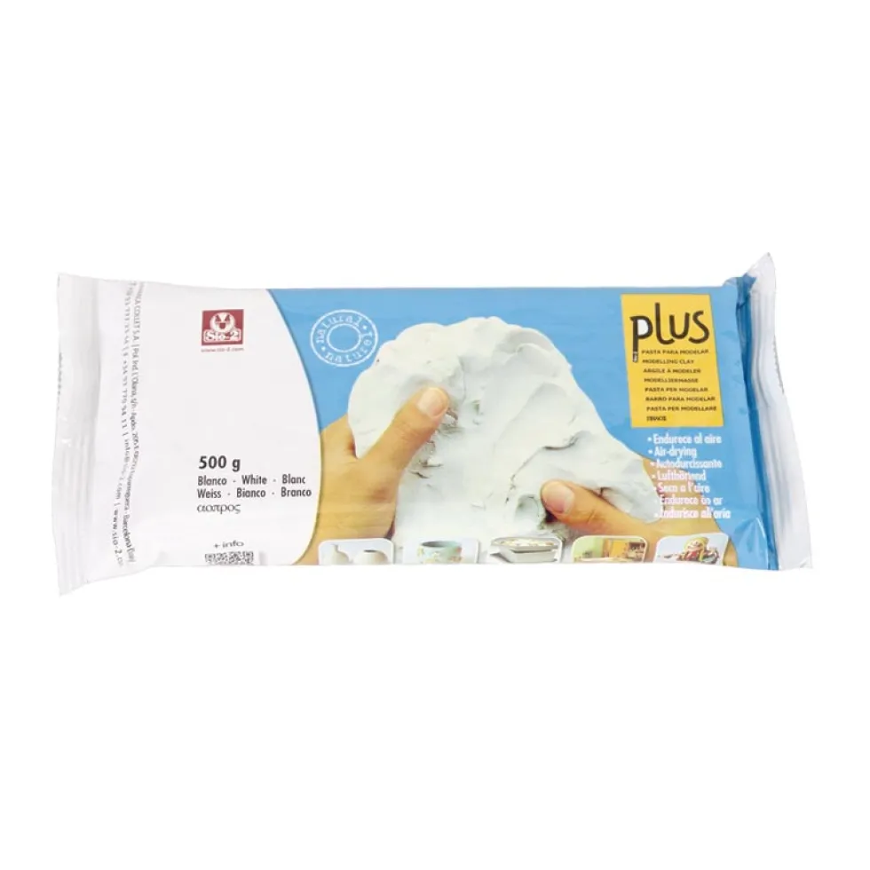 Pasta de modelar 500gr. blanco