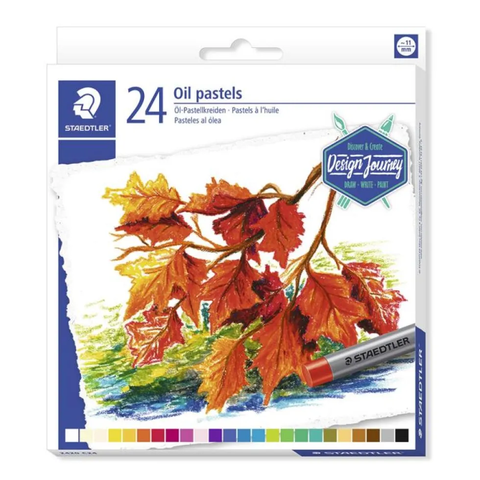 Pastel al óleo 24 colores Staedtler