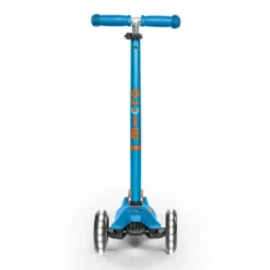 Patinete infantil Micro maxi Deluxe Led azul caribe