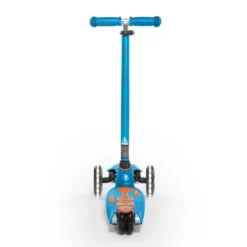 Patinete infantil Micro maxi Deluxe Led azul caribe