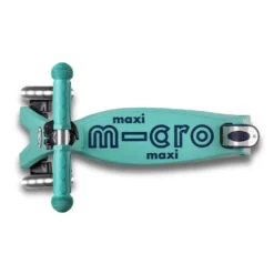 Patinete Maxi Micro Deluxe Eco Led menta