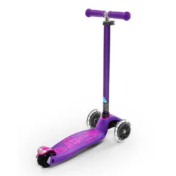 Patinete maxi Micro deluxe Led lila