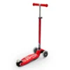 Patinete Maxi Micro Deluxe LED rojo