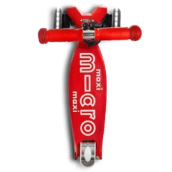 Patinete Maxi Micro Deluxe LED rojo