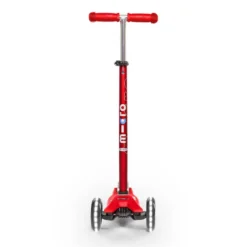 Patinete Maxi Micro Deluxe LED rojo