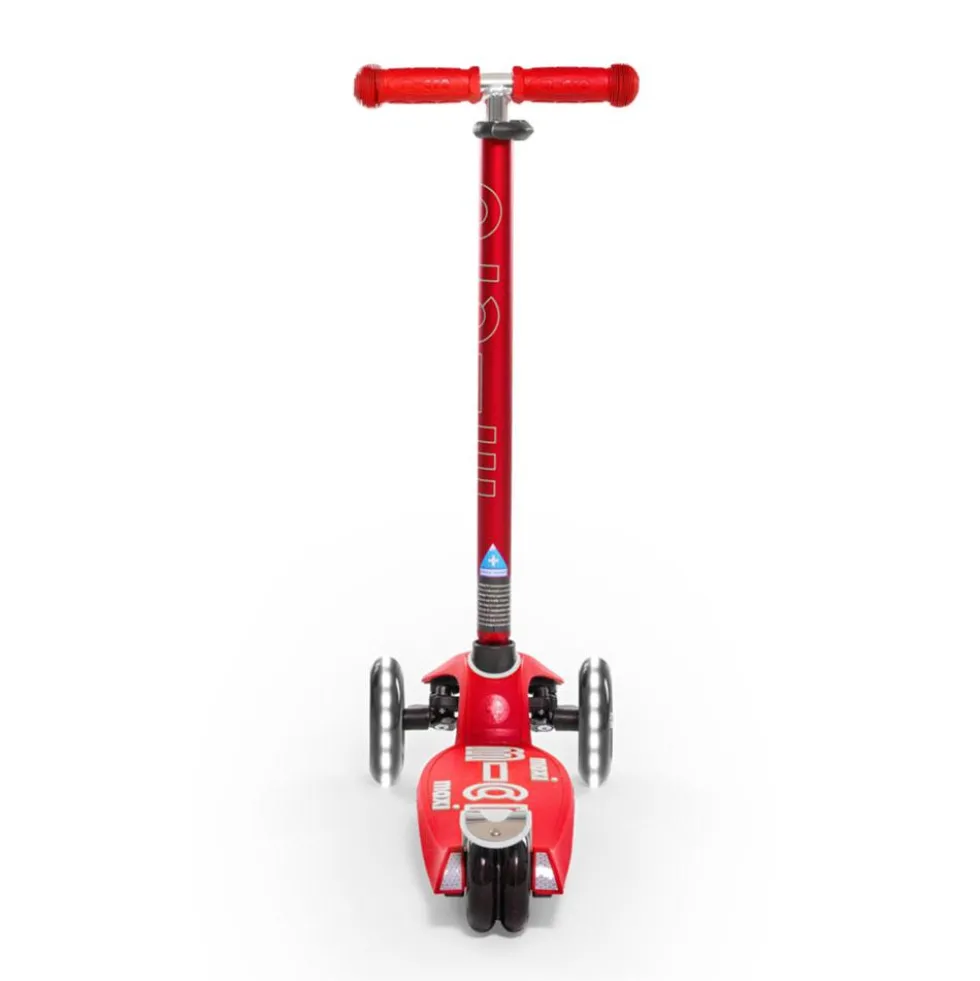 Patinete Maxi Micro Deluxe LED rojo