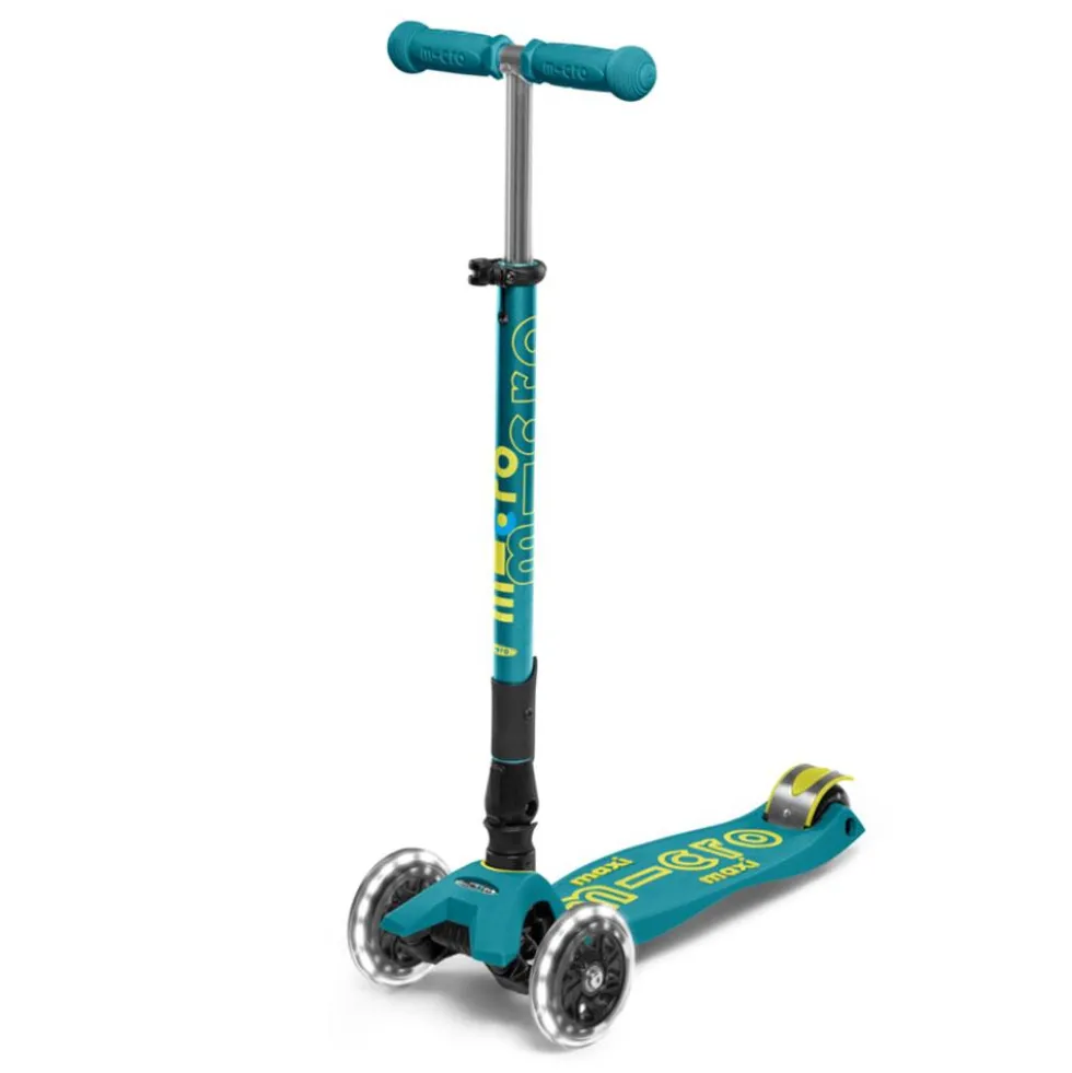 Patinete Maxi Micro Deluxe plegable turquesa