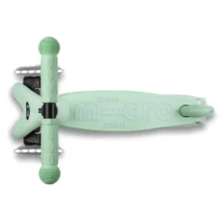 Patinete Micro Mini 4en1 Deluxe LED menta Mini2Grow