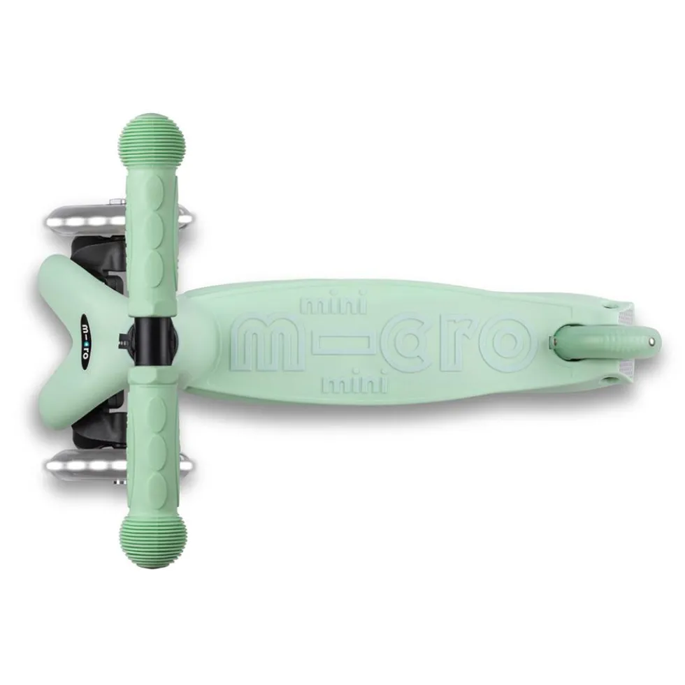 Patinete Micro Mini 4en1 Deluxe LED menta Mini2Grow