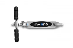Patinete Micro Sprite Led plateado