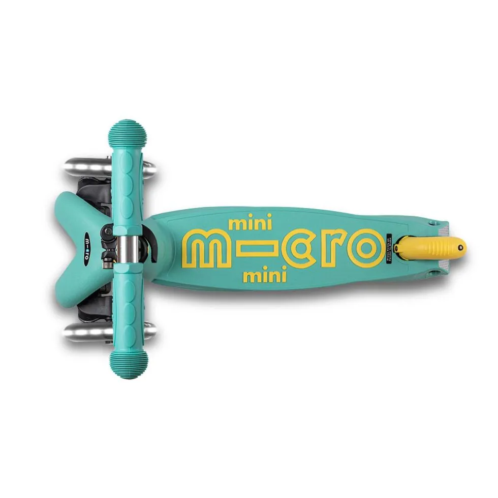 Patinete Mini Micro Deluxe Eco Led menta