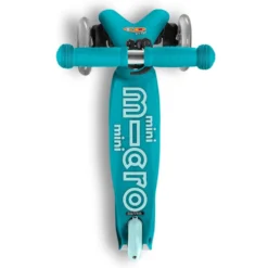 Patinete mini Micro deluxe Led aqua