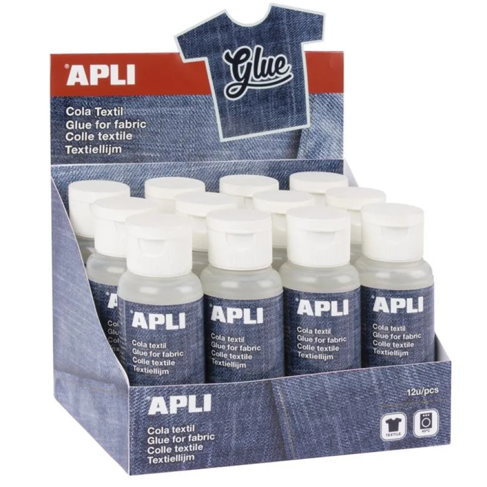 Pegamento cola textil 80ml. Apli