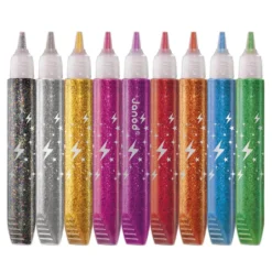 Pegamento con purpurina set 9 colores