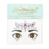 Pegatinas faciales crystals unicornio rosa