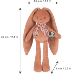 Peluche conejito rojizo 25cm