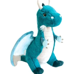 Peluche dragón azul 40cm con texturas Histoire d´Ours