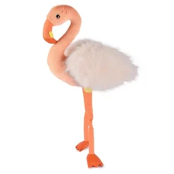 Peluche flamenco 50cm con texturas Histoire d´Ours