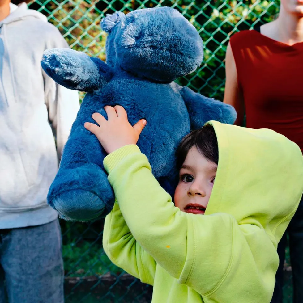 Peluche hipopótamo azul marino 40cm Histoire d´Ours