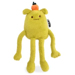 Peluche naranja verde 40cm Miam Laurent Jade