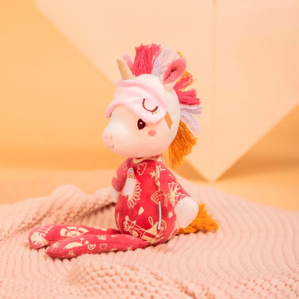 Peluche unicornio Lena brilla en la oscuridad