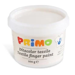Pintura de dedos 6 colores textil 100gr. Primo