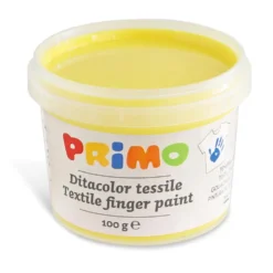 Pintura de dedos 6 colores textil 100gr. Primo