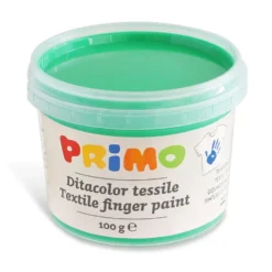 Pintura de dedos 6 colores textil 100gr. Primo