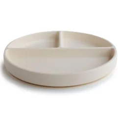 Plato de silicona con ventosa y 3 compartimentos Mushie