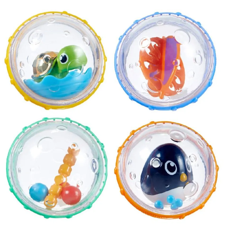 Pompas flotantes de animalitos para el baño 2 unidades