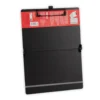 Portafolio A4 plegable con clip negro