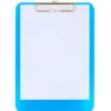 Portafolio azul con pinza
