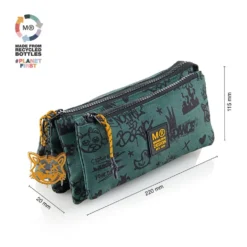 Portatodo 4 compartimentos Not Boring reciclado 22x2x11,5cm