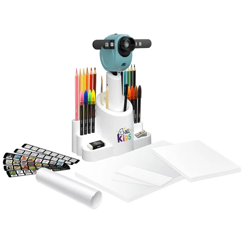 Proyector de dibujos con accesorios 4 All Kids