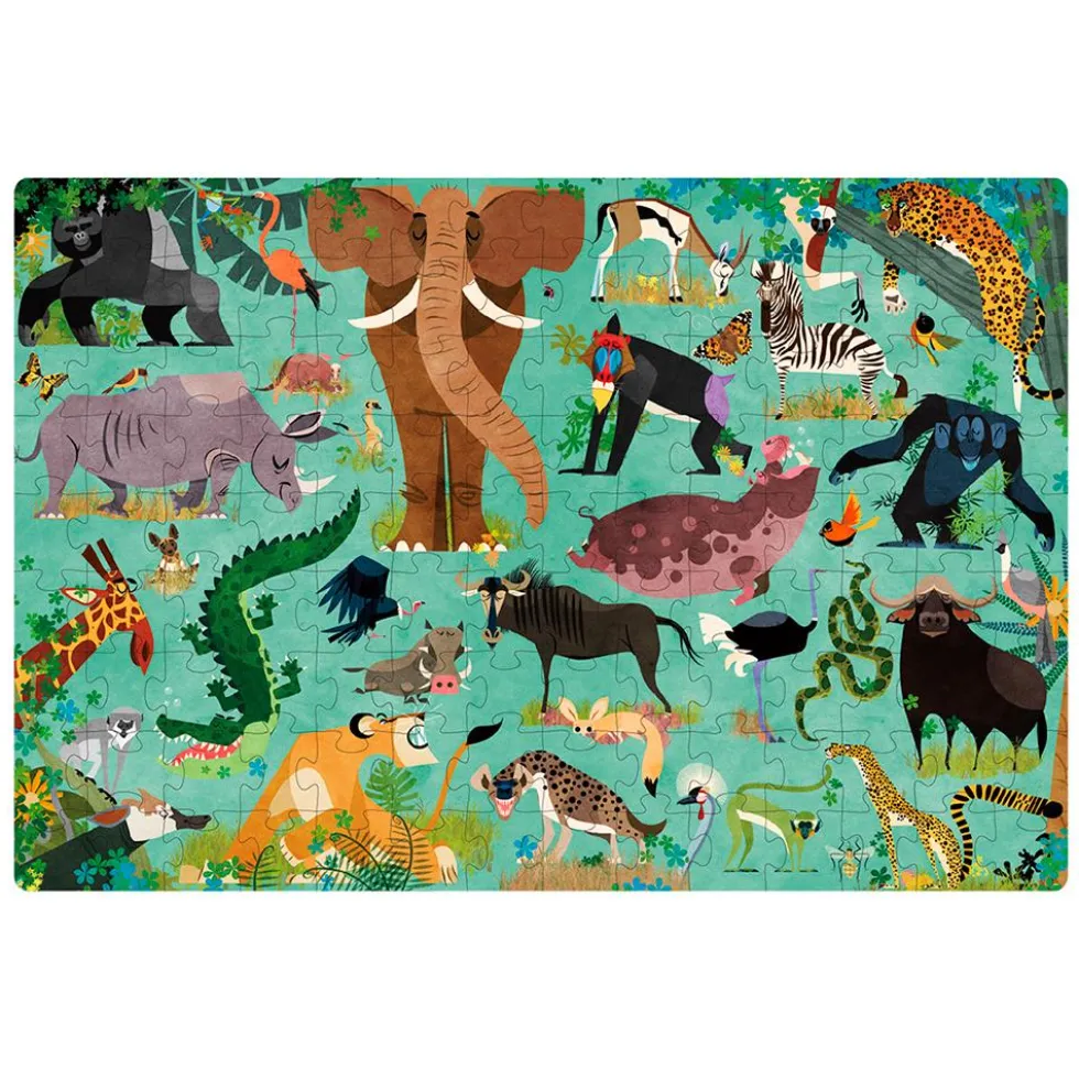 Puzzle animales de África 126 piezas