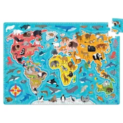 Puzzle animales del mundo 60 piezas Puzzlove