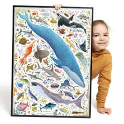 Puzzle animales del océano 200 piezas Puzzlove