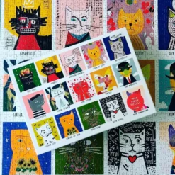 Puzzle Art Cats 1000 piezas. Happily