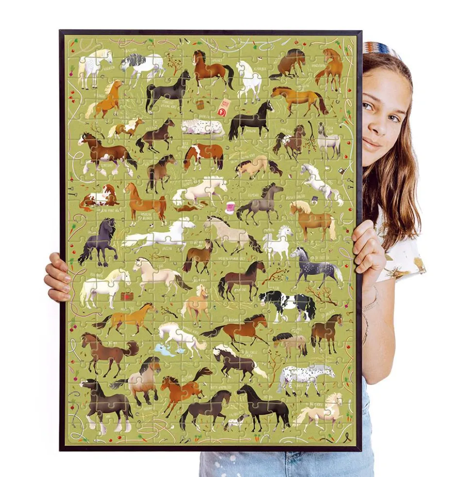 Puzzle caballos 200 piezas Puzzlove