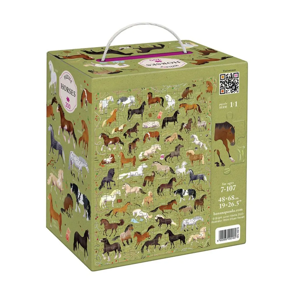 Puzzle caballos 200 piezas Puzzlove