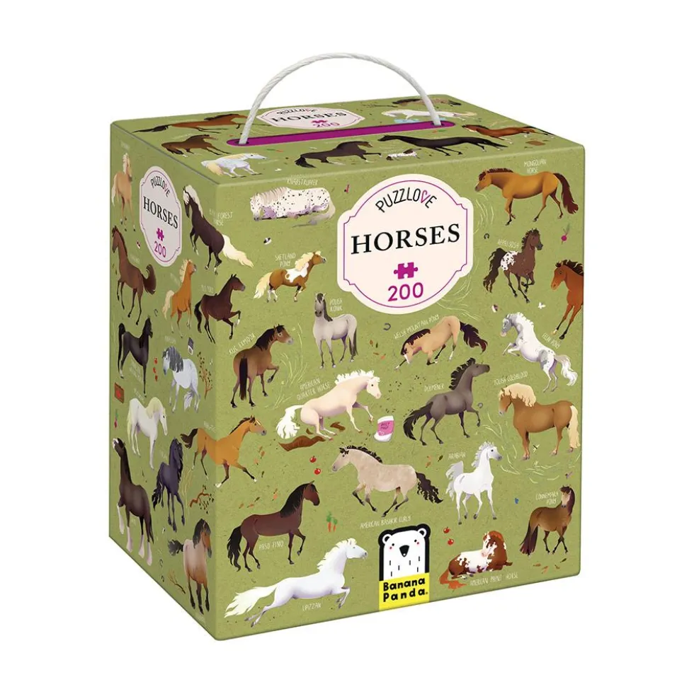 Puzzle caballos 200 piezas Puzzlove