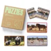 Puzzle cartón Animales salvajes y crías