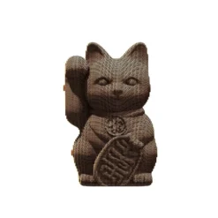 Puzzle 3D de cartón gato de la suerte