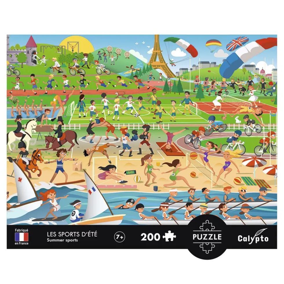 Puzzle Deportes de verano 200 piezas