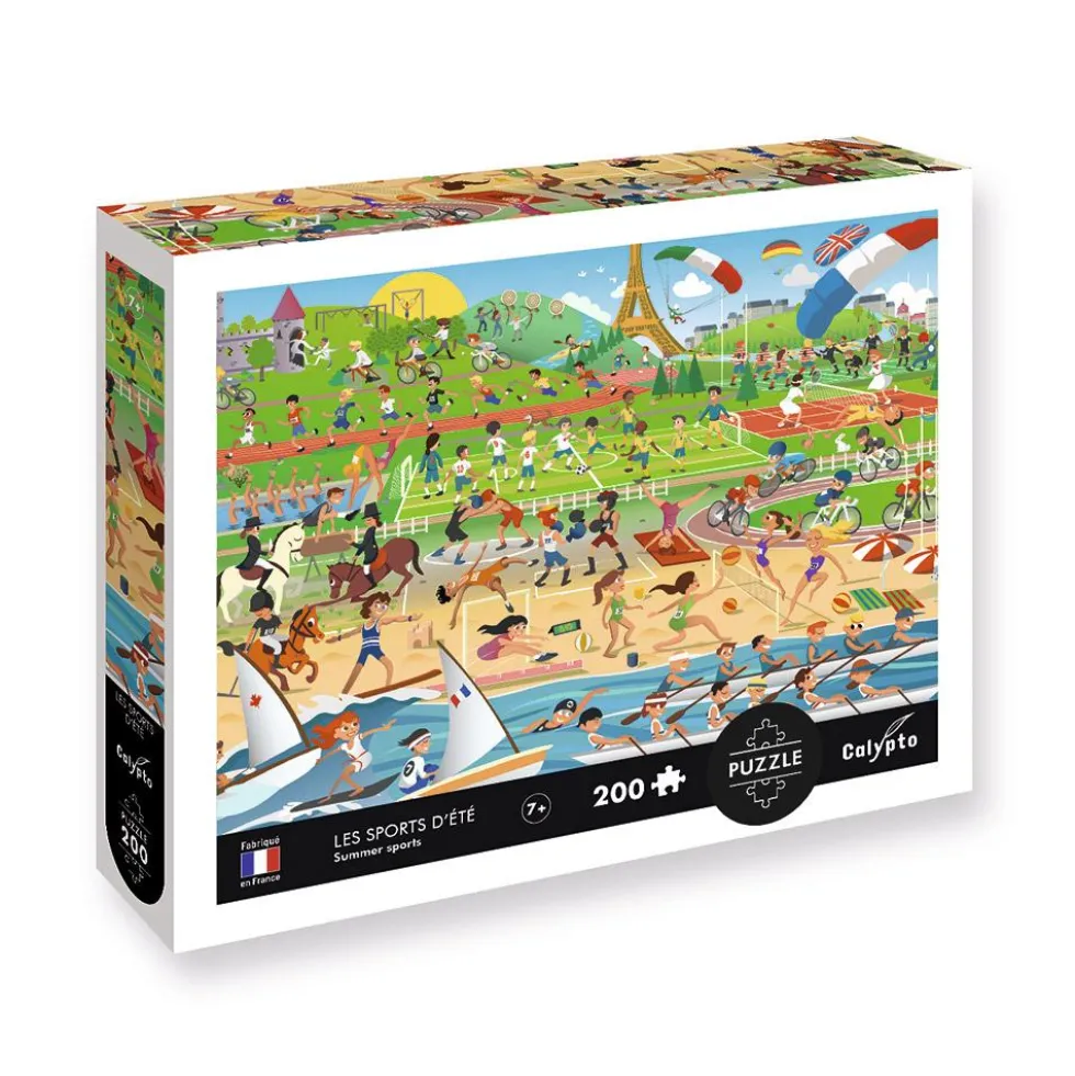 Puzzle Deportes de verano 200 piezas